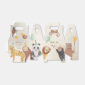 パーティー動物の誕生日パーソナライズされた会 フェイバーボックス (折り畳みなし)