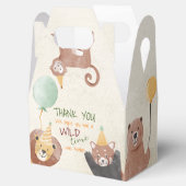 パーティー動物の誕生日パーソナライズされた会 フェイバーボックス (オープン)