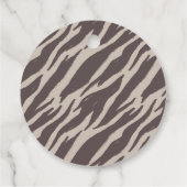 パーティー動物の誕生日パーティパーソナライズされたー名 フェイバータグ (裏面)