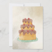 パーティー動物の誕生日パーティーへの招待テンプレート 招待状 (裏面)