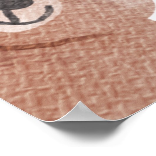 パーティー動物の誕生日パーティーパーソナライズされたナー ポスター (角)