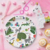 パーティー動物の誕生日パーティー，子供，ジャングル動物 ペーパープレート (パーティー)