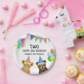 パーティー動物の誕生日 ペーパープレート (パーティー)