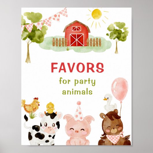 パーティー動物の養殖に対する好意 ポスター (正面)