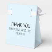 パーティー動物イラストレーション誕生日ありがとう フェイバーボックス (裏面サイド)