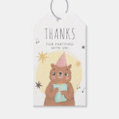 パーティー動物カラフル子供の誕生日パーティー好意T ギフトタグ (正面)