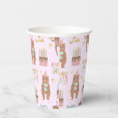 パーティー動物カラフル子供の誕生日パーティー 紙コップ (右)