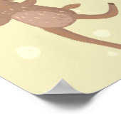 パーティー動物カラフル子供の誕生日歓迎 ポスター (角)