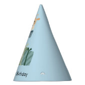 パーティー動物キリン（ギフト付き）,誕生日 パーティーハット (右)