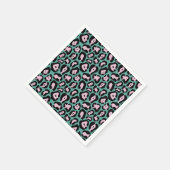 パーティー動物チーテプリント紙カップ スタンダードカクテルナプキン (角)