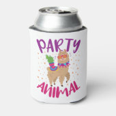 パーティー動物ラマバチェロレッテ誕生日 缶クーラー (缶裏面)