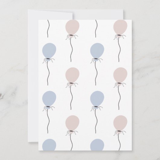 パーティー動物リス誕生日パーティーの招待 招待状 (裏面)