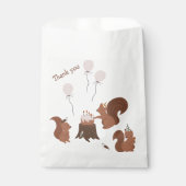 パーティー動物リス誕生日パーティー フェイバーバッグ (正面)