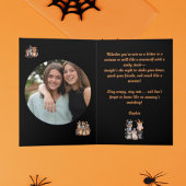 パーティー動物可愛いおもしろいフォトハロウィンカード カード