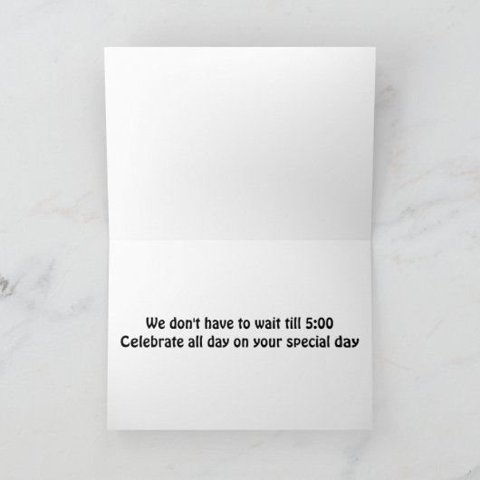 パーティー動物格言スタイル カード (内部)