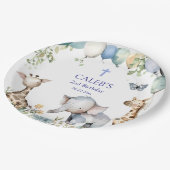 パーティー動物正教会こども誕生会 ペーパープレート (アングル)