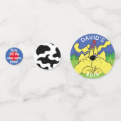 パーティー動物誕生会 コンフェッティ (裏面)