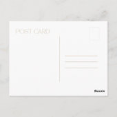 パーティー動物誕生日カスタム写真ありがとうご注意 ポストカード (裏面)