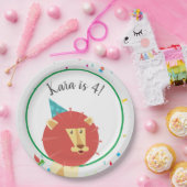 パーティー動物誕生日 ペーパープレート (パーティー)