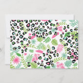 パーティー動物誕生日 招待状 (裏面)