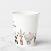 パーティー動物誕生日 紙コップ (裏面)