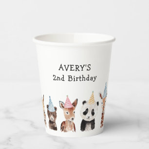 パーティー動物誕生日 紙コップ