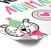 パーティー動物養殖センターの標識 ポスター (角)