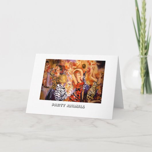 パーティー動物 カード (正面)