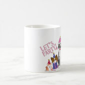 パーティー動物 コーヒーマグカップ (中央)