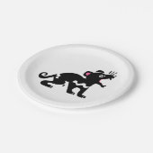 パーティー動物！ – タスマニアDEVIl – 絶滅危惧動物 ペーパープレート (アングル)