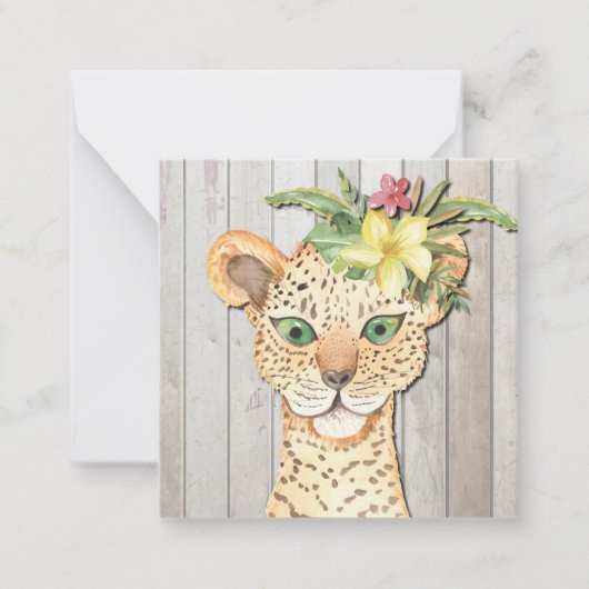 パーティー動物 ノートカード (正面)