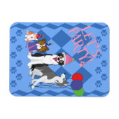 パーティー動物 マグネット (横)