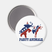 パーティー動物 マグネット (正面/裏面)