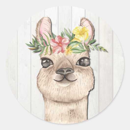 パーティー動物 ラウンドシール (正面)