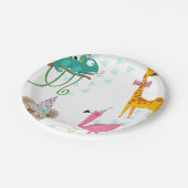 パーティー動物、子供の誕生日、動物のパーティー救Th ペーパープレート (アングル)