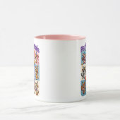 パーティー動物「新年おめでとう」 マグカップ (中央)