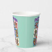 パーティー動物「新年おめでとう」 紙コップ (右)