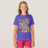 パーティー動物「新年おめでとう」 Tシャツ (正面フル)