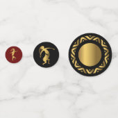 パーティー南西部金ゴールドココペリ コンフェッティ (裏面)