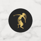 パーティー南西部金ゴールドココペリ コンフェッティ (スモール正面)