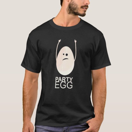 パーティー卵アイディア Tシャツ (正面)