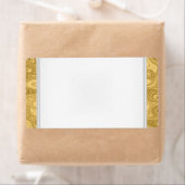 パーティー名タグラベル金ゴールド白 ラベル (インサイチュ)