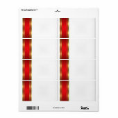 パーティー名タグラベル金ゴールド赤 ラベル (フルシート)