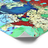 パーティー地衣類 ポスター (角)