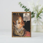 パーティー夜のカスタマイズ可能はがき ポストカード (スタンド正面)