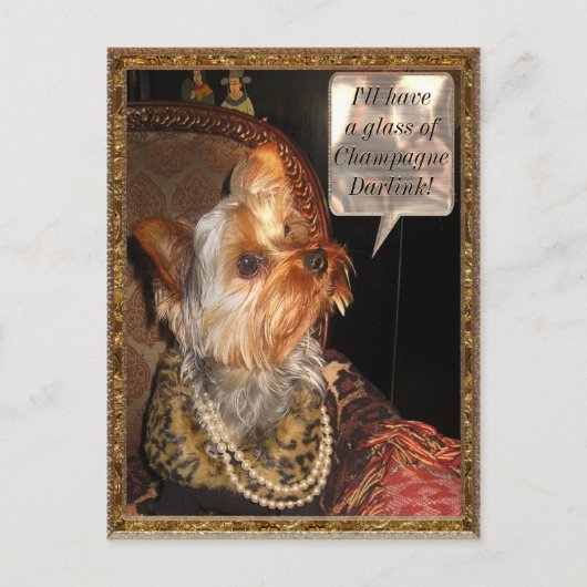 パーティー夜のカスタマイズ可能はがき ポストカード (正面)