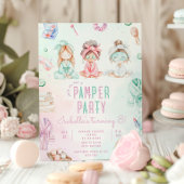 パーティー女子のためのサロン誕生日パーティー 招待状