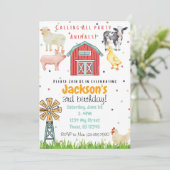 パーティー好きなみんなへ バースデー招待状 招待状 (スタンド正面)