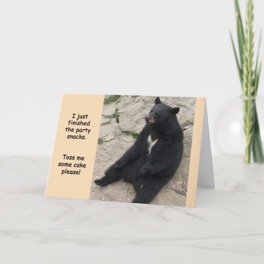 パーティー好きな人のバースデー・カード カード (正面)