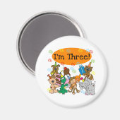 パーティー好きな人の第3誕生日 マグネット (正面/裏面)